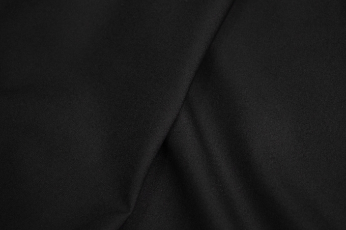 Italian blouse-dress poplin black