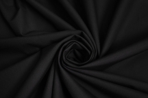 Italian blouse-dress poplin black