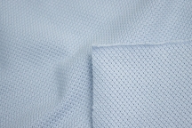 GUCCI Итальянский плотный хлопковый фактурный трикотаж голубой