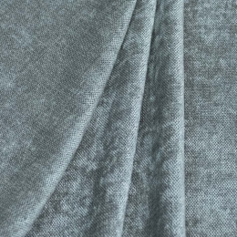 Портьерная ткань 300см LINEN SHENIL V26 морская волна