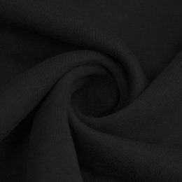 Knitted fouter 3 thread with fleece Black 40-02