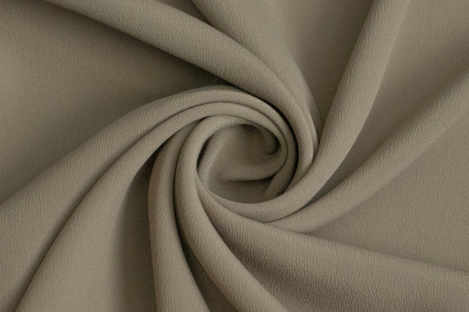Natural silk-crush with acetate thread 