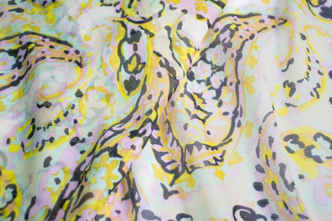 MAX MARA Батист хлопок с шёлком