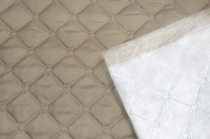Quilted fabric VID-5 cocoa