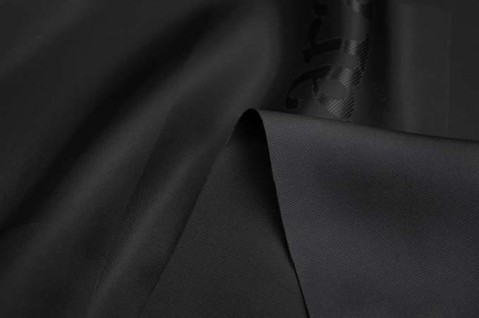 Вискозная подкладочная ткань MaxMara чёрная