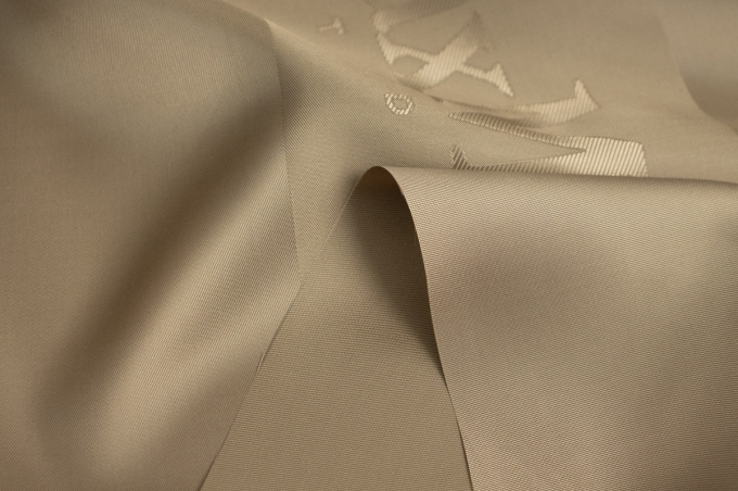 Вискозная подкладочная ткань MaxMara тёмно-бежевая