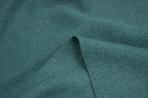 Итальянский шерстяной трикотаж-букле с вискозой изумрудный