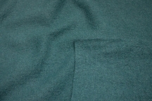 Итальянский шерстяной трикотаж-букле с вискозой изумрудный