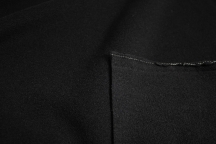 Итальянская пальтовая шерсть чёрная