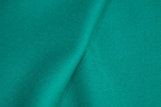 Italian suit wool-flannel turquoise green
