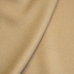 Italian suit wool crepe camel