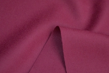 Итальянская костюмная шерсть-фланель темная фуксия