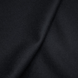 Итальянская костюмная шерсть-фланель чернильный