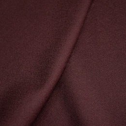 Итальянская костюмная шерсть-креп бордовый