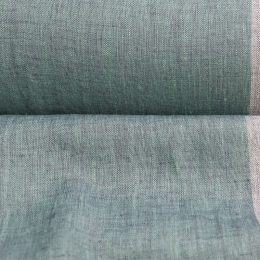 Medium Weight Linen Stone Washed grey-green melange