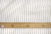 Lightweight Linen milk-white, beige stripe