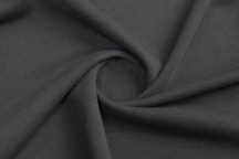 Knitted fabric fouter 3 thread loop graphite