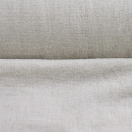 Cotton linen shirt grey undyed with crumpled effect