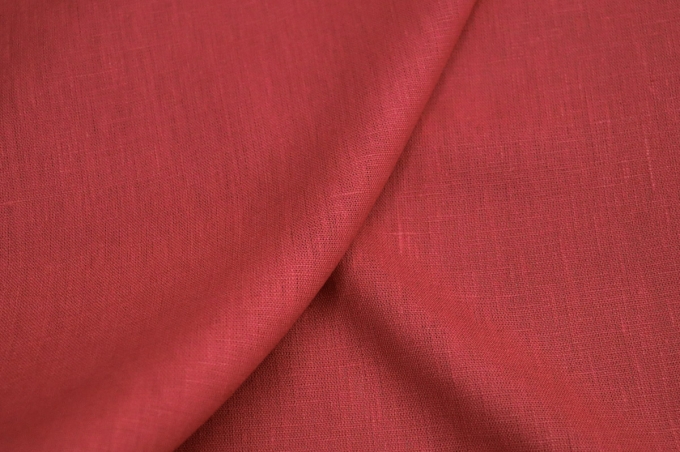 Drapery Tablecloths Heavyweight Linen classic red