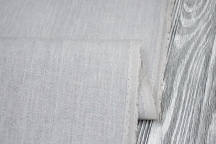Лён портьерный декоративный 150 см светло-серый жемчужный