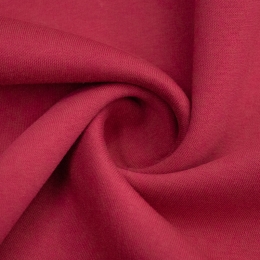 Knitted fouter 3 thread with fleece Red 11-02