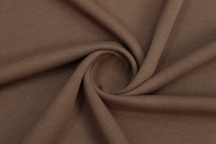 Knitted fouter 3 thread looped milk chocolate
