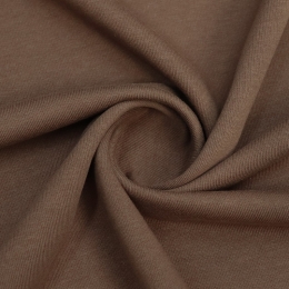 Knitted fouter 3 thread looped milk chocolate