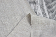 Heavy Weight Linen Fabric Stone Washed light grey