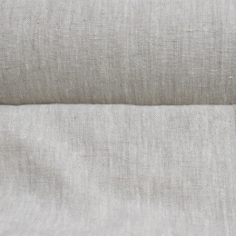 Heavy Weight Linen Fabric Stone Washed light grey
