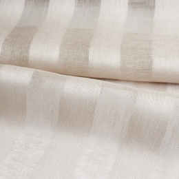 Linen Sheer Drapery Fabric latte