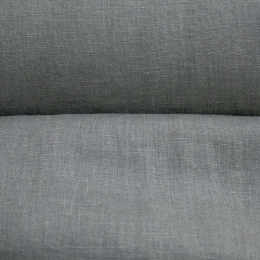 Medium Weight Linen Stone Washed charcoal grey