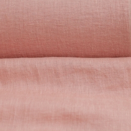 Medium Weight Linen Stone Washed salmon