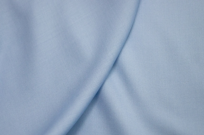 Ralph Lauren Тонкая плательная шерсть с шелком голубая