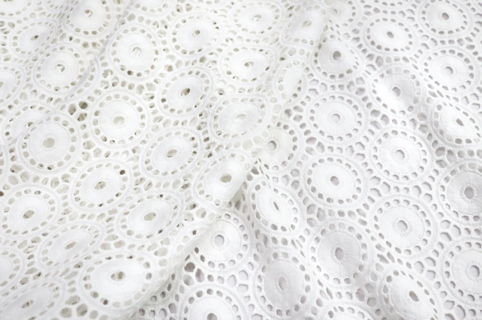 Italian cotton sangalo white