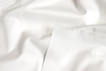 Итальянский плательный хлопок с лоском белый