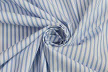 Italian dress-blouse sateen striped sateen
