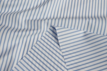 Italian dress-blouse sateen striped sateen