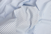 Italian dress-blouse sateen striped sateen
