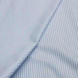 Italian dress-blouse sateen striped sateen