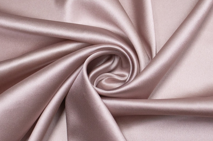 La Perla Natural silk satin satin with elastane pink powder
