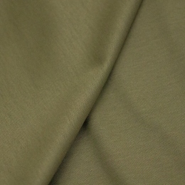HUGO BOSS Итальянский мерсеризованный хлопковый трикотаж хаки