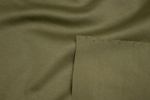 HUGO BOSS Italian mercerised cotton khaki knitwear
