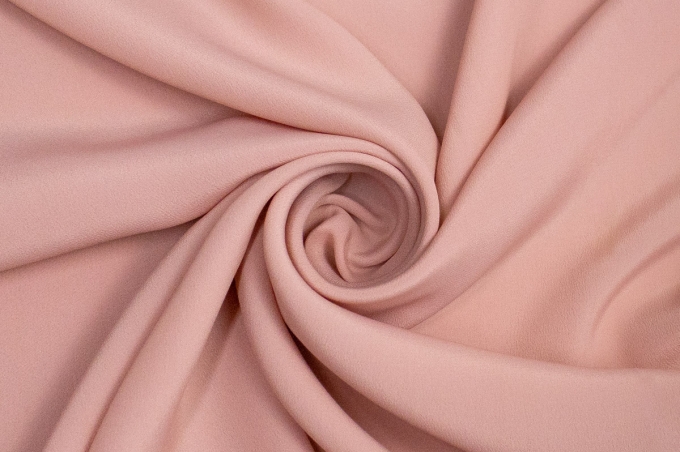 Natural silk crepe silk with acetate powder thread