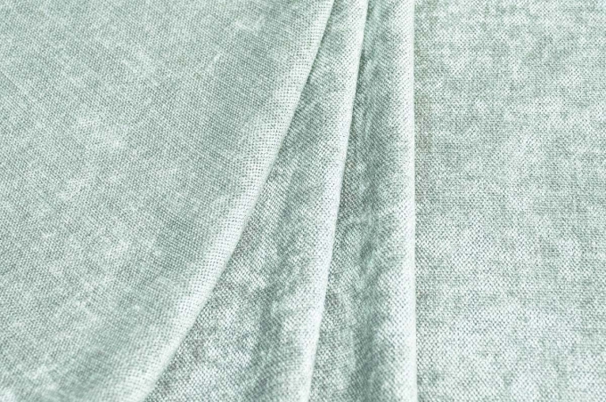Портьерная ткань 300см LINEN SHENIL V33 светло-бирюзовый