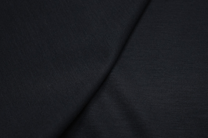 Итальянский вискозный трикотаж-джерси чернильный