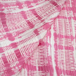Textured suit-sweatshirt cotton with crush effect
