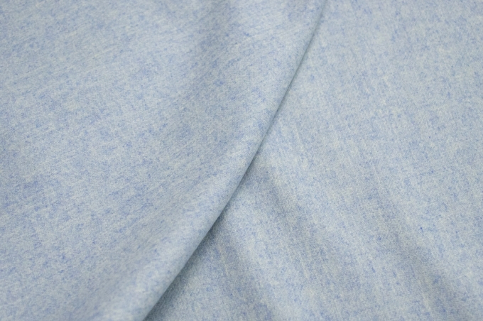 HUGO BOSS Italian suit wool-flannel blue