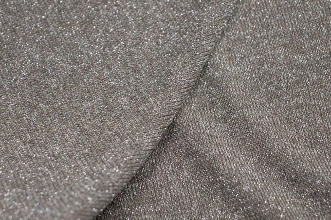 Итальянский вискозный трикотаж с люрексом