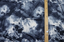 Итальянская плательная вискоза синий тай-дай