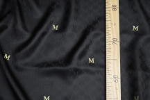 Вискозная подкладочная ткань черный Max Mara